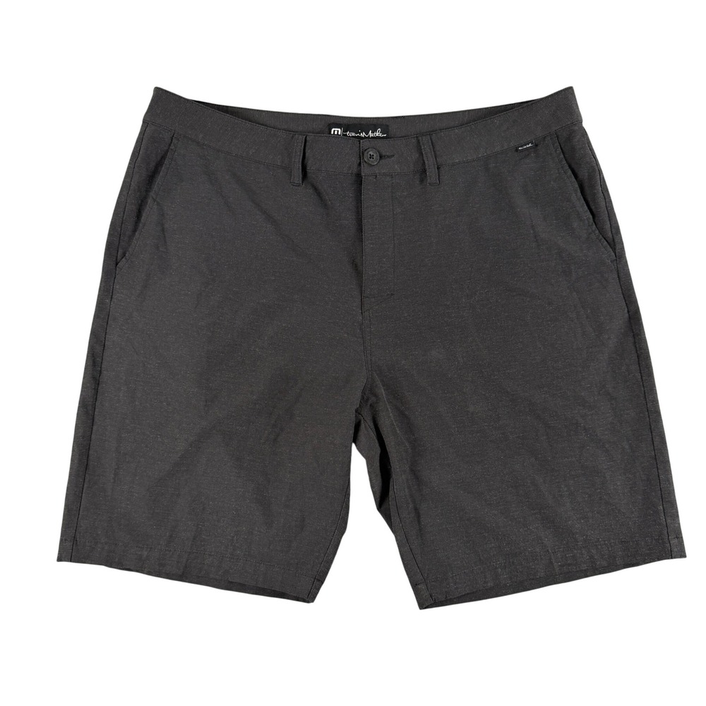 Travis Mathew Shorts‎ Mens 40 Charcoal Gray Casual Golf Lightweight Stretch
